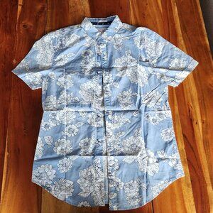 Original Penguin Men's Slim Shirt w/ "Paint By Numbers" Floral Print - Size S